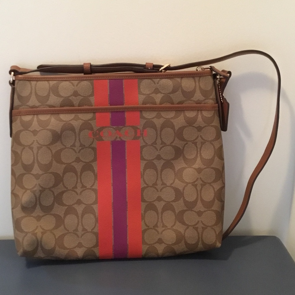 Coach printed Signature Large Crossbody